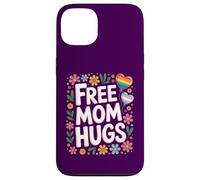 Gratis Mom Hugs Pride Month Rainbow Flag Supporto LGBT LGBTQ Custodia per iPhone 13