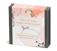 Gratitude (acquerello) EN - Candele in cera d'api da venti minuti, set regalo