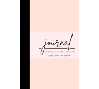 Gratitude Daily Journal - Motivational, Self-Help, (120 pages) paperback