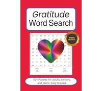 Gratitude Word Search Puzzle Book: Word searches with easy to read print about gratitude, happiness, joy and more | 6x9 inches, 110 pages | Gifts for vacations, holidays, and free time.