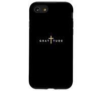 Gratitudine Jesus Croce Sottile Cristiana Fede Gesù 33ANDME Custodia per iPhone SE (2020) / 7 / 8