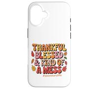 Grato, benedetto e una specie di disastro vita da segretario Custodia per iPhone 16