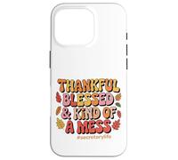 Grato, benedetto e una specie di disastro vita da segretario Custodia per iPhone 16 Pro