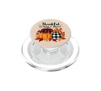 Grato Grato Benedetto Leopardo Zucca Ringraziamento Donne PopSockets PopGrip per MagSafe
