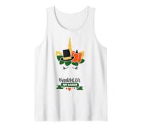 Grato per Il Mio papà Ringraziamento Unicorno Ragazze Unicorni Canotta