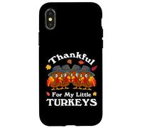 Grato per le mie piccole donne insegnanti del Ringraziamento dei tacchini Custodia per iPhone X/XS