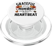 Grato per ogni momento, ogni sorriso, ogni battito del cuore PopSockets PopGrip per MagSafe