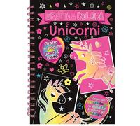 Gratta e colora. Unicorni. Ediz. illustrata. Con matita di legno