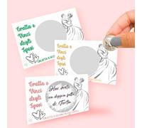 Gratta e vinci matrimonio mod. Love - Lotteria degli sposi set 25 o 50 biglietti