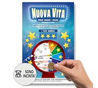 Gratta e Vinci SONO INCINTA Biglietti Annuncio Gravidanza idea originale e divertente. Gratta e scopri la sorpresa per marito papà nonna nonno zia zio