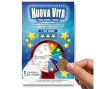 Gratta e Vinci Vuoi Essere il Mio Testimone, Finta Lotteria con Sorpresa | Biglietto testimone di nozze: gratta e vinci personalizzato per il matrimonio, con messaggio nascosto da grattare