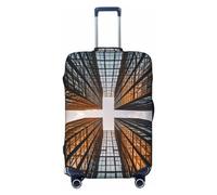 Grattacielo Guardando il cielo Stampa Copertura per bagagli Coperture per bagagli da viaggio Protezione elastica lavabile per valigie Copertine per valigie sporche antigraffio Coperture per valigie