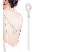 Grattaschiena - ABS e PET 29,6×5,5 cm Retrattile bifacciale | Strumento estensibile per grattare il bacino con rullo, per i piedi, massaggiatore per il | Calza imbottita anziani, marito
