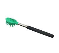 Grattaschiena estensibile - Acciaio inossidabile+silicone, scrubber massaggiante regolabile, ausilio per la pulizia del corpo | per l'uso nel bagno doccia, per il delle aree difficil