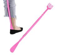 Grattaschiena forma di artiglio lungo per la schiena, inserti per stivali, corna per stivali, manico lungo per prurito alla schiena, calzascarpe portatile per mettere le scarpe in piedi