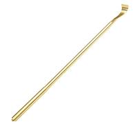 Grattaschiena Grattaschiena per Anziani con Asta Dritta in Ottone, Grattaschiena Forti E Durevoli, Massaggiatore per La Schiena Liscio Che Allevia Il Prurito, Regalo di Natale (Color : Gold Color, S