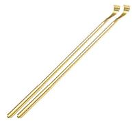 Grattaschiena Grattaschiena per Anziani con Asta Dritta in Ottone, Grattaschiena Forti E Durevoli, Massaggiatore per La Schiena Liscio Che Allevia Il Prurito, Regalo di Natale (Color : Gold Color, S
