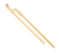 Grattaschiena lungo Bambù e Legno, 2 Pezzi, Khaki | Impugnatura Estendibile, Testa ad Artiglio Diritto, Superficie Liscia, per Spalle e Pelle del Braccio