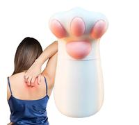 Grattaschiena per cani e gatti, massaggiatore portatile stampato, 8 cm, strumento compatto per rilassamento da viaggio, piccoli animali, grattaschiena con design a artiglio, per casa e viaggi su