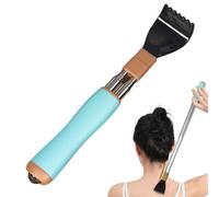 Grattaschiena Retrattile con Testa Staccabile - Grattaschiena Telescopico in Metallo, Perfetto per Raggiungere Aree Difficili | Design ergonomico e portatile per i viaggi, comodamente portatile