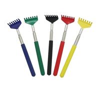 Grattaschiena telescopico portatile allungabile per sollevare il solletico e massaggiare, per alleviare il prurito alle gambe, design pratico