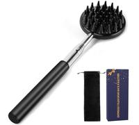 Grattaschiena telescopico sovradimensionato, testa antigraffio in ABS su entrambi i lati, grattaschiena estensibile per uomini/donne, strumento di graffio aggressivo/moderato