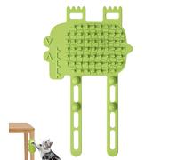 Grattatore per il viso di gatto in silicone, spazzola per massaggio per gatti - Spazzola per massaggio elastica regolabile - Pettini da per gattini, gratta-viso per animali domestici per all