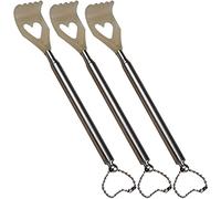 grattino per prurito, Grattaschiena for donne, portatile, regolabile, in acciaio inossidabile, creativo, con decorazione a forma di cuore, regalo compleanno