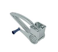 Metaltex - Grattugia fine a manovella, per Noci, Cioccolato e Formaggi, Colore: Argento