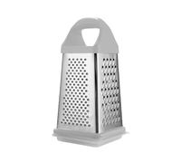 Grattugia a 4 lati, grattugia per formaggio a 4 lati in acciaio inox con scatola di immagazzinaggio - Affettatrice di , trituratore di verdure da cucina per formaggio, carota, verdura,