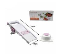 GRATTUGIA AFFETTATRICE MULTIUSO 5IN1 LAME MANDOLINA FRUTTA VERDURA FORMAGGI