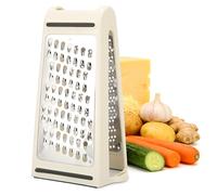 Grattugia con contenitore, Grattugia per formaggio con contenitore, Affettatrice per verdure Grattugia per alimenti Grattugia per formaggio Contenitore rimovibile a doppia faccia