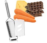 Grattugia da cucina Robin Goods® - grattugia per noce moscata e verdure crude in acciaio inossidabile - zester di alta qualità - grattugia piatta da cucina (1 pezzo - grattugia da cucina - fine)