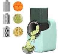 Grattugia Elettrica 3in1 Ricaricabile 50W 3 Lame Affetta Julienne Verdure