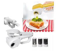 GRATTUGIA ELETTRICA DA TAVOLA 3,6V 3 TRAFILE RULLO ESTRAIBILE IN ACCIAIO RICARIC