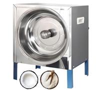 Grattugia elettrica for cocco commerciale, tritatutto elettrico da 300 W, 50-60 pezzi/ora, spessore uniforme, for fabbriche di lavorazione del cocco e negozi di dolciumi