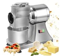 Grattugia elettrica for formaggio, grattugia elettrica commerciale for formaggio da 550 W, macinaburro rotante elettrico da 0,75 CV, trituratore di crusca for pane da 88 libbre/ora