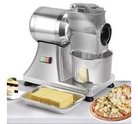 Grattugia elettrica for formaggio, grattugia elettrica rotante for formaggio, macinaburro elettrico in acciaio inox for formaggio, burro, crusca di pane, 0,75 CV/550W