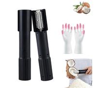 Grattugia elettrica per cocco, raschietto e trituratore portatile per cocco, grattugia da cucina antispruzzo con lama in acciaio inossidabile per sbucciare e sminuzzare facilmente il cocco