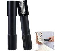 Grattugia elettrica per cocco, trituratore pelapatate portatile portatile per raschietto per cocco, grattugia da cucina rotante automatica antispruzzo, rullo elettrico manuale per frantoio (black)