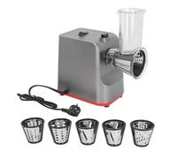 Grattugia Elettrica per Formaggio 250 W 5 in 1 Trituratore da per Insalata, Controllo a un Pulsante per Patate Al Formaggio, Frutta e Verdura (Spina europea 220 V)