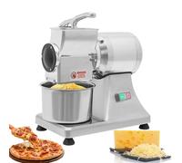 Grattugia elettrica per formaggio, 550 W, in acciaio inox, per formaggio, noci, verdure e briciole di pane, grande capacità, 40 kg/ora