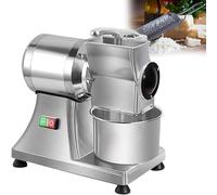 Grattugia elettrica per formaggio con secchio in acciaio inox, per formaggi, frutta, verdura, ideale per cucina e insalata