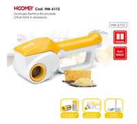 Grattugia elettrica ricaricabile GRATTA FORMAGGIO ELETTRICA HOOMEI CON DUE RULLI