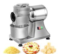 Grattugia Elettrica Per Formaggio | Grattugia Grande Per Formaggio/burro/crusca Di Pane | Affettatrice Per Formaggio | Grattugia In Acciaio Inox | Capacità Di Produzione Di 40 Kg/h