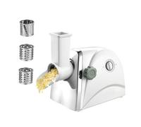 Grattugia elettrica per Formaggio, tagliaverdure, 300 W con Lama per grattugiare da 7 mm, 5 mm e Lama per affettare