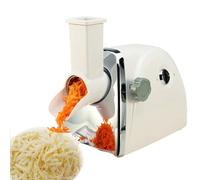 Grattugia Elettrica Per Formaggio, Tritacarne Elettrico Commerciale Rotante Per Formaggio, 3 Lame A Tamburo In Acciaio Inossidabile, Ampio Condotto Di Alimentazione, Per Formaggio, Burro, Pangrattato