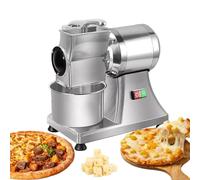 Grattugia elettrica per formaggio, trituratore per alimenti resistente con secchio in acciaio inox, grattugia 39,9 kg/ora per uso commerciale, ideale per formaggio e briciole di pane