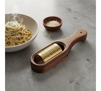 Grattugia Formaggio con Contenitore Placcato Oro Grattugia per Formaggio