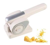 Grattugia Formaggio Elettrico Portatile, Grattugia Formaggio Senza Fili con 2 Tamburi Rotanti, Affettatrice Rotante Ricaricabile Automatica, 2 kg for Carica, for Formaggio, Noci, Cioccolato e Verdure